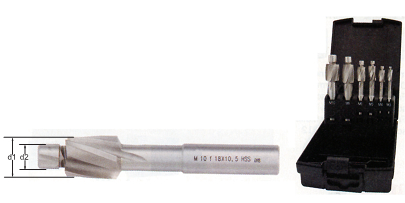 通孔圆柱沉头孔平锪钻组套