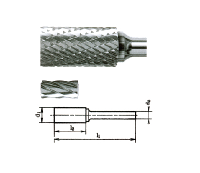 硬质合金钢圆柱旋转锉