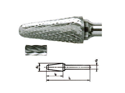 硬质合金钢锥形圆头旋转锉