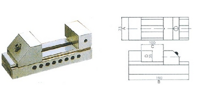不锈钢精密机用台虎钳